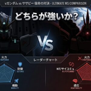 νガンダム vs サザビー