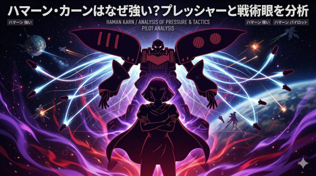 ハマーン・カーンはなぜ強い？プレッシャーと戦術眼を分析