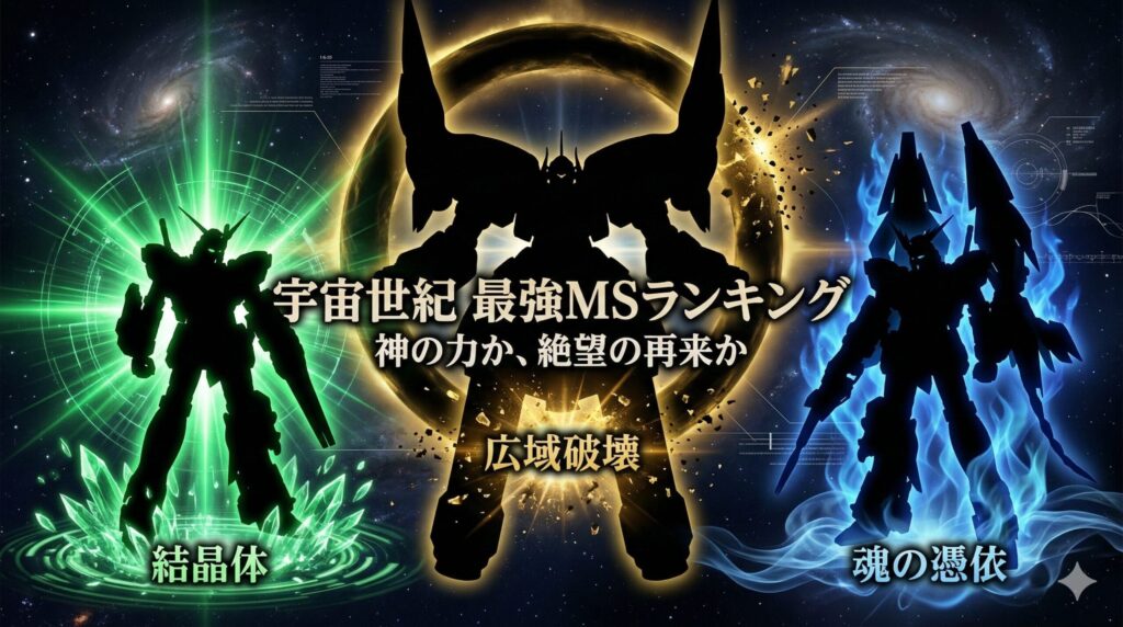 宇宙世紀の強いモビルスーツまとめ｜原作設定ベースで最強候補を整理